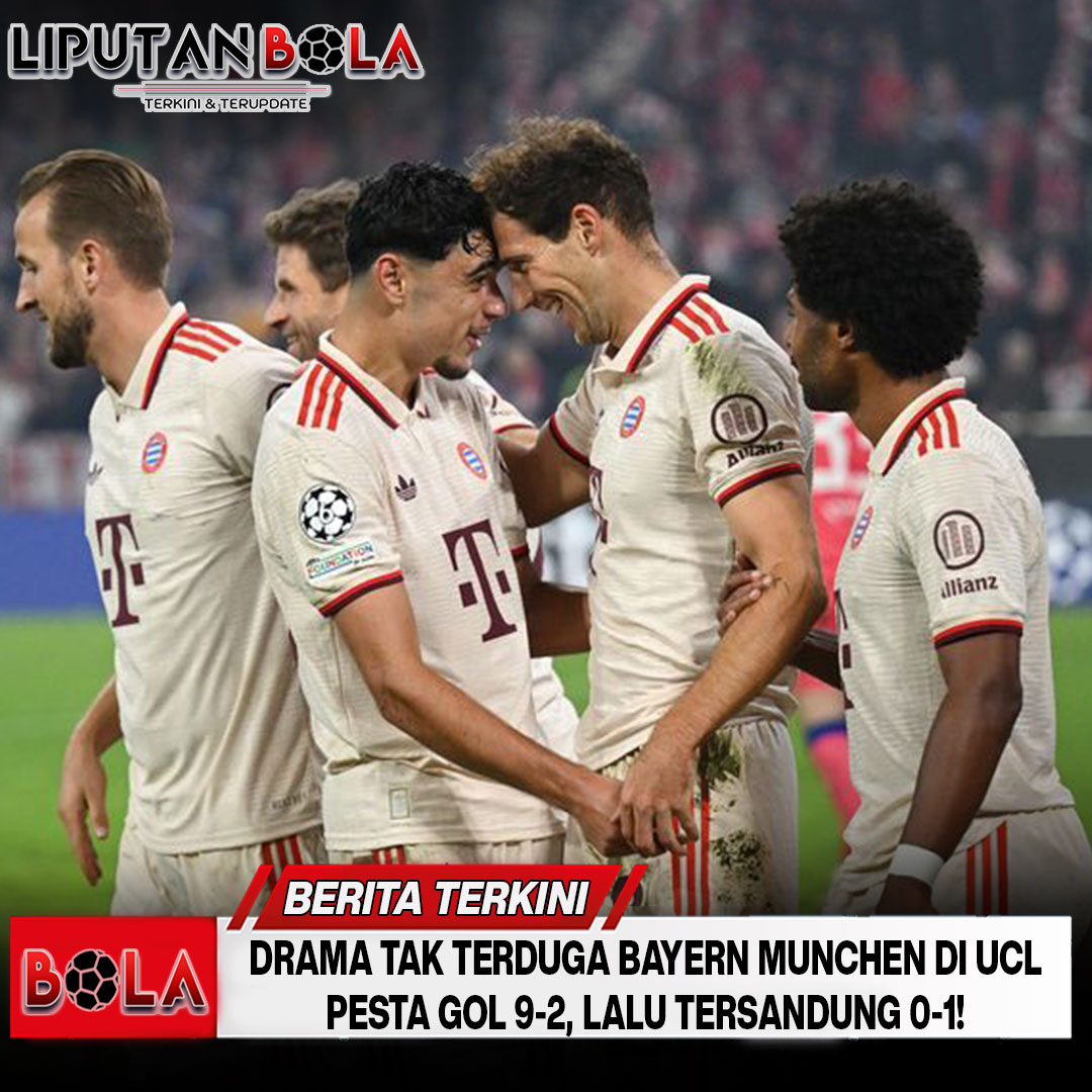 Drama Tak Terduga Bayern Munchen di UCL: Pesta Gol 9-2, Lalu Tersandung 0-1!