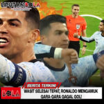 Ronaldo Mengamuk Gara-Gara Gagal Gol! Wasit Tepat Waktu