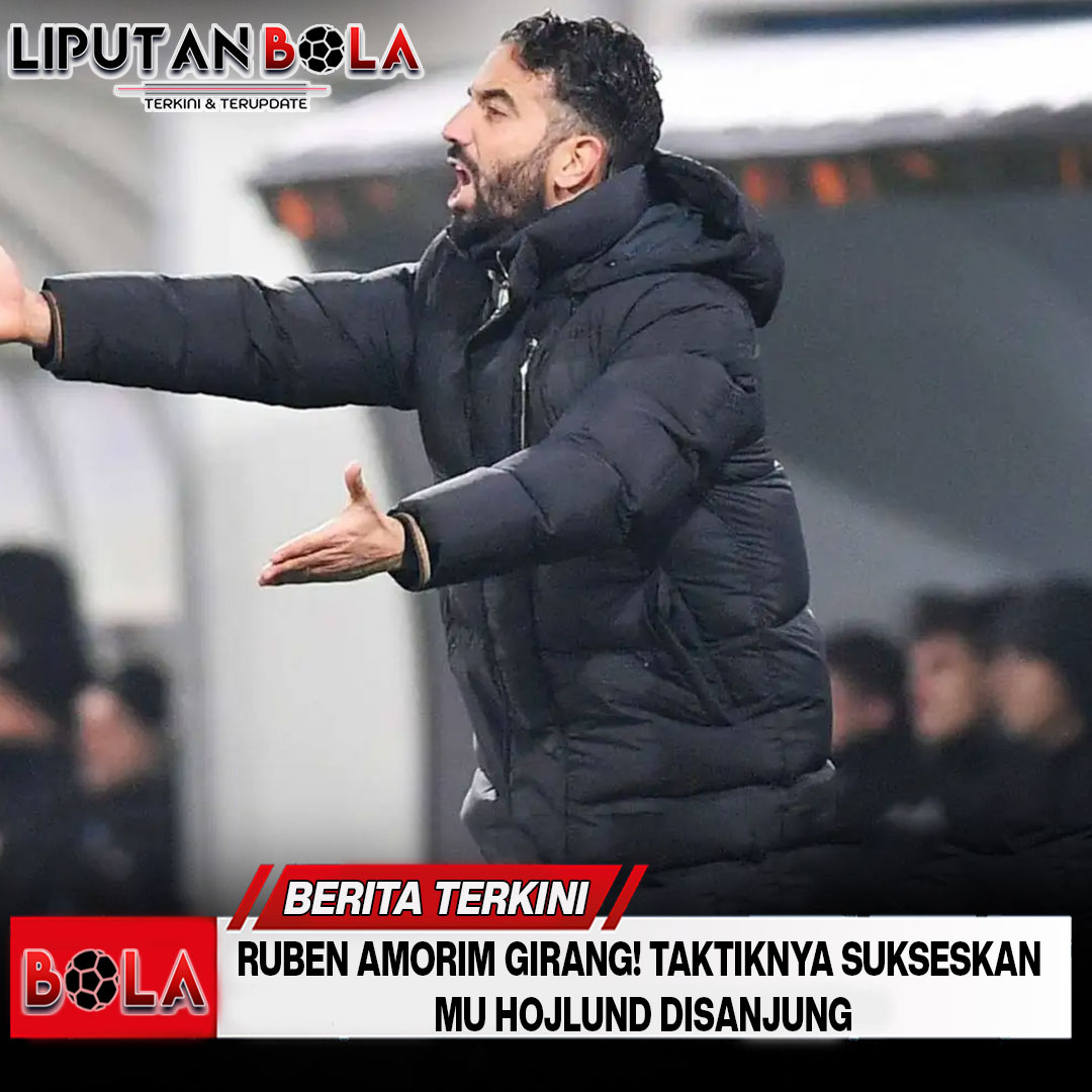 Ruben Amorim Girang! Taktiknya Sukseskan MU Hojlund Disanjung