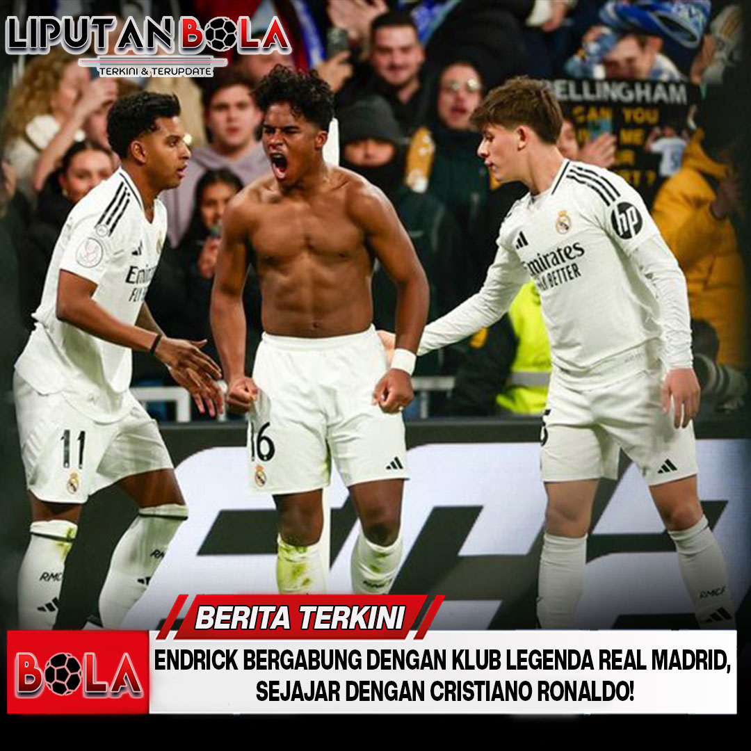 Endrick Bergabung dengan Klub Legenda Real Madrid, Sejajar dengan Cristiano Ronaldo!