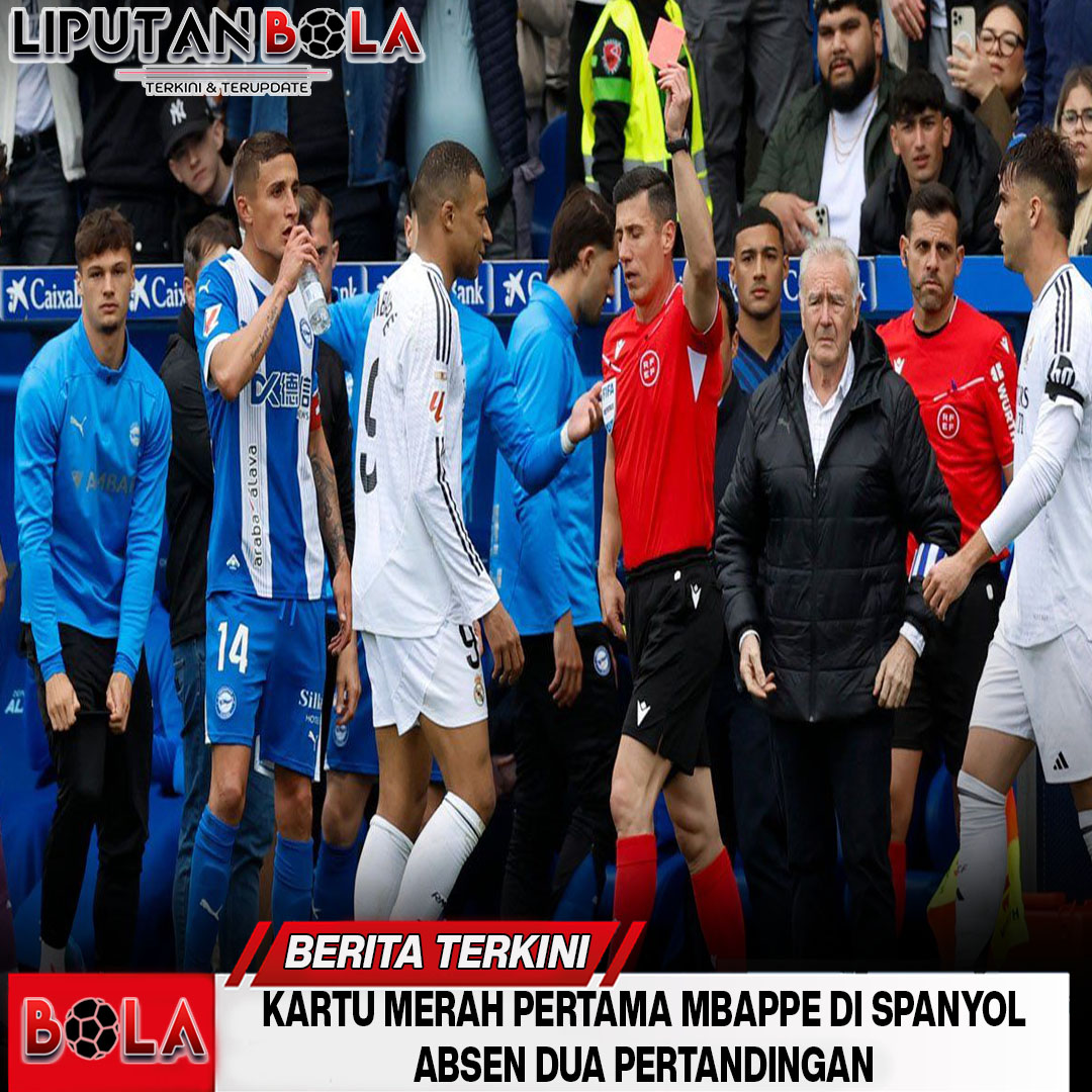 kartu-merah-pertama-mbappe-di-spanyol-absen-dua-pertandingan