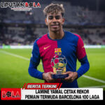Lamine Yamal Cetak Rekor Pemain Termuda Barcelona 100 Laga