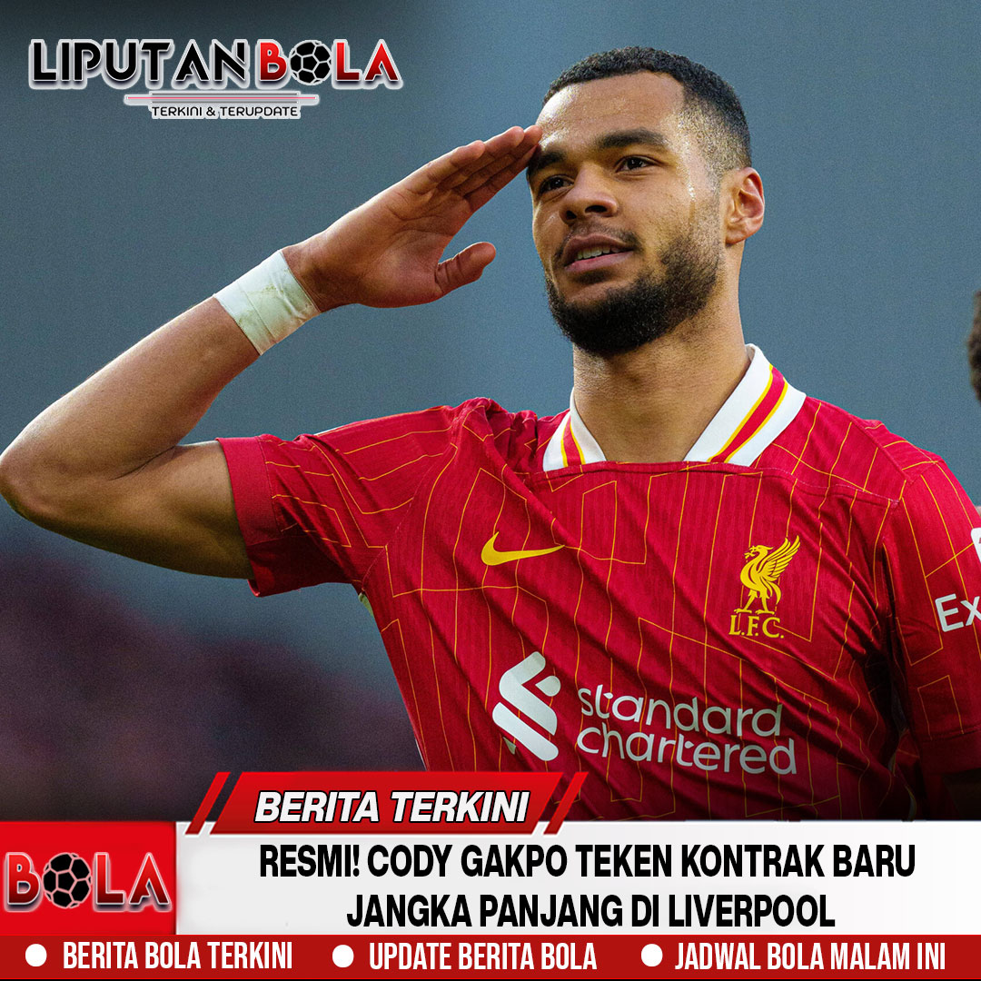 Resmi! Cody Gakpo Teken Kontrak Baru Jangka Panjang di Liverpool