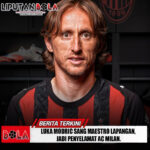 Luka Modric Sang Maestro Lapangan, Jadi Penyelamat AC Milan.