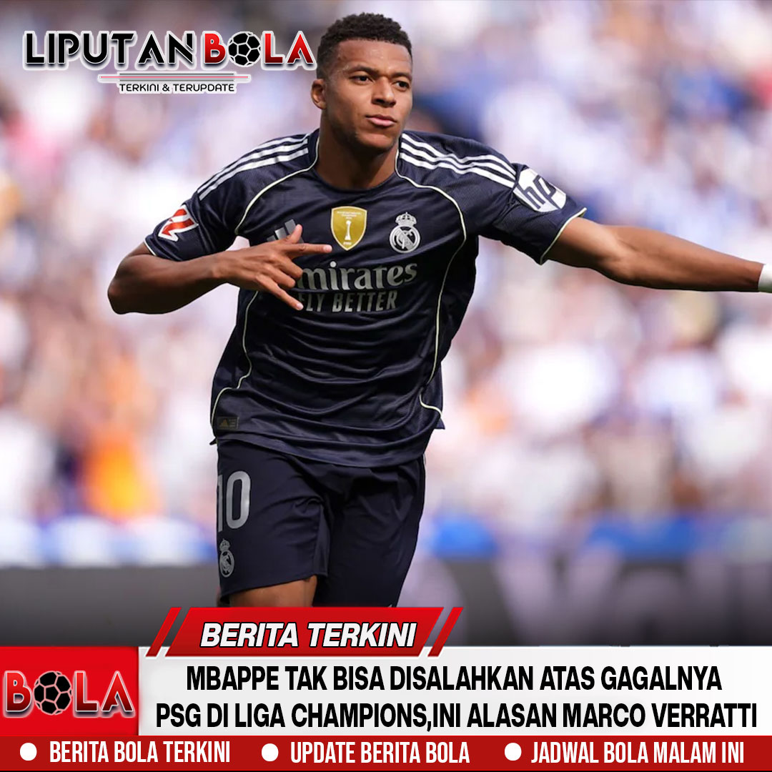 Mbappe Tak Bisa Disalahkan atas Gagalnya PSG di Liga Champions,Ini Alasan Marco Verratti