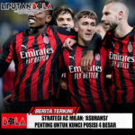 Strategi AC Milan: ‘Asuransi’ Penting untuk Kunci Posisi 4 Besar