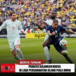 Prancis Kalahkan Brasil di Laga Persahabatan Jelang Piala Dunia